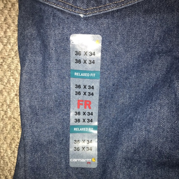 2 New Flame Resistant Carhartt Utility Jean - Picture 5 of 9
